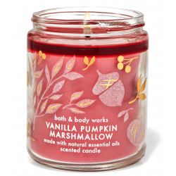 Ароматическая свеча Bath and Body Works "VANILLA PUMPKIN MARSHMALLOW"